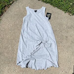 Art Class Gray ribbed sleeveless tunic 6x NEW